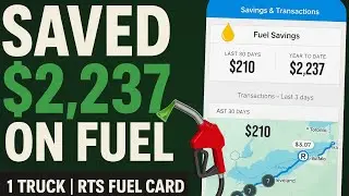 How I Saved $2,237 on Fuel with 1 Truck | RTS Fuel Card Review