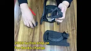 2020Burton step on toe hooks upgrade