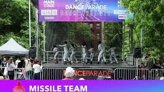 Missile Rollerdance Performance @Dance Parade NYC Main Stage