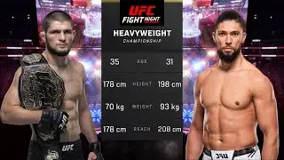 Khabib Nurmagomedov vs Johnny Walker Full Fight - UFC 5 Fight Night
