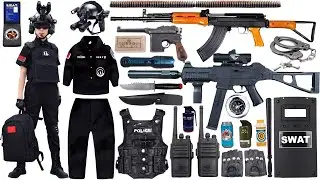 Unboxing Special Forces Weapon Toy Set, Ump45 Submachine Gun, M14 Rifle, Glock Pistol, Bomb Dagger