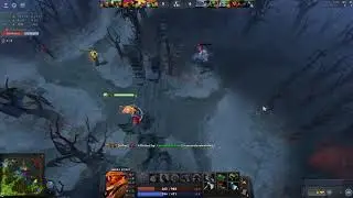 Crit uses fog of war to get a kill - Dota 2