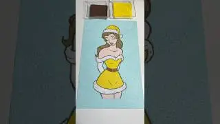 Disney Princess Belle Sand Painting #sandpainting #asmr #relaxing #satisfying #sandart