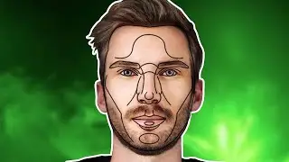 PewDiePie with a Perfect Face - Photoshop Transformation