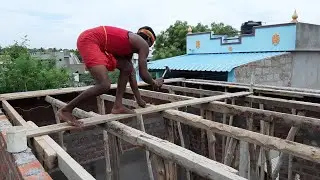 Amazing building-Roof Centering work process
