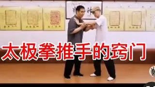 太极拳推手的窍门#推手真正的精髓#推手真正的含义
