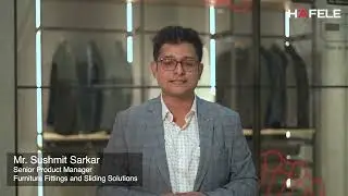 SLIDING SOLUTIONS AND FURNITURE FITTING BY HAFELE AT INDIAWOOD 2022