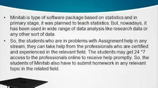 Data Analysis Assignment Help