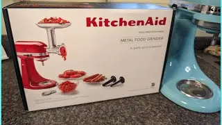 Подарок на день рождения: металлическая насадка-мясорубка KitchenAid #kitchenaid #meatgrinder