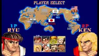 Street Fighter II: The World Warrior (World) (Arcade) - (Opening & Demo Loop)