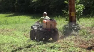 Whitetail Institute:  Application of Arrest Herbicide on Chufas and Power Plant