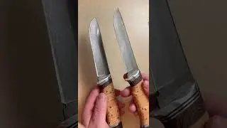 В чем разница между ручной заточкой и заводской заточкой? #нож #ножи #ножиручнойработы #Knife