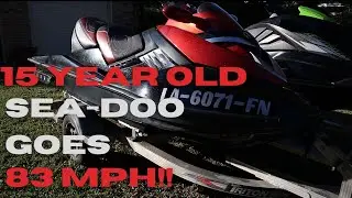 How to Reach 83 MPH on a 15 YEAR OLD SEADOO!