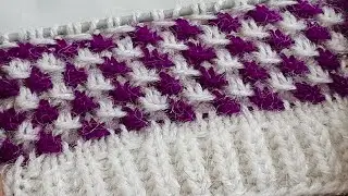 Two color knitting pattern for baby sweater cardigan jacket #handmade