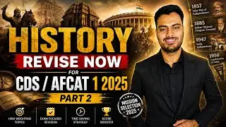 History One-Shot Revision (Part - 2) for CDS & NDA I 2025| Complete Revision in One Video!