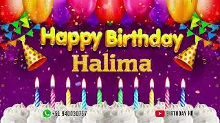 Halima Happy birthday To You - Happy Birthday song name Halima 🎁