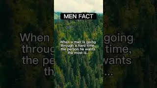 When a man is going through a hard time.. #psychology #shorts