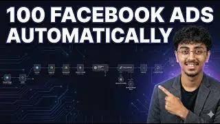 How i generate 100 Facebook ads from one product description (Free Template)