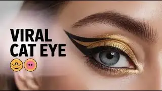 Viral Reverse Cat Eye 🔥 2025 Makeup Trend Explained