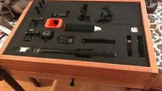 Custom GoPro Storage Case (with hand cut dovetails)