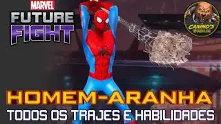 Homem Aranha - Future Fight - Todos os trajes e habilidades.