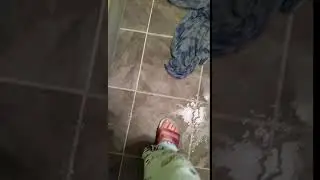 Basement water damage to tile