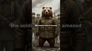 Wojtek: The Bear Who Fought in WWII 🐻💪 | True Story of a Heroic Soldier #History #Shorts #facts