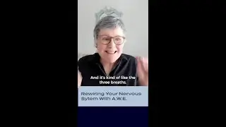 Rewiring your nervous system with A.W.E.