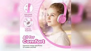 Review: TuneFlux Upgraded Kids Headphones, Wired Toddler Headsets, 85dB Limited Volume On Ear ...