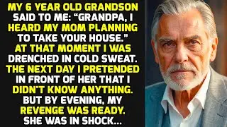 My 6 Y/o Grandson Said To Me: &ldquo;Grandpa, I Heard My Mom Planning To Take Your House And...&rdquo; STORIES
