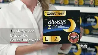 Try Always ZZZ Disposable Period Underwear | Our Ultimate Leakage Protection