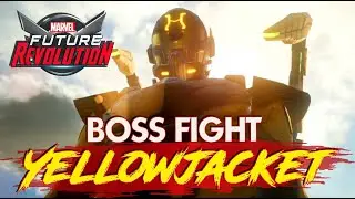 Giant Yellow Jacket Villain Epic Boss Fight - MARVEL Future Revolution