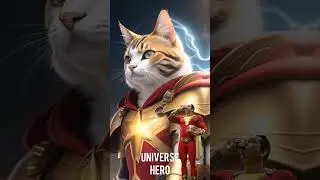DC comic cat version #shortsfeed2023 #dccomics #justiceleague #ultraman