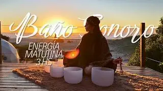 Crystal Bowls Morning Sound Bath | 3h Sunrise Energy for Calm,Presence & Conscious Start to Your Day
