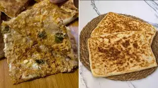 انساي عليك الطاكوس والشاوارما وجربي فطائر المقلاة بدون اختمار ❌بدون بيض ❌