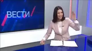 Russian TV presenter laughed