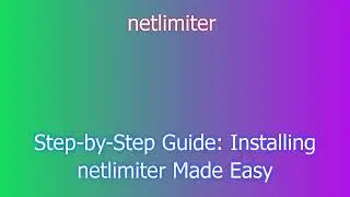 netlimiter FAQ Installation: Quick Video Tutorial FJM-FBS-BHMB-CE