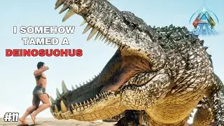 I CAN'T BELIEVE I TAMED A DEINOSUCHUS | EP.11 | ARK SURVIVAL ASCENDED | THE ISLAND