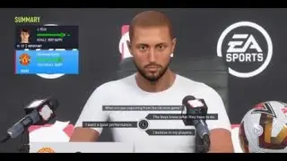 FIFA 22  career mode, press conference question is wrong