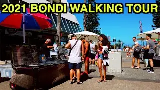 【4K】 🇦🇺☀️ 2021 BONDI STREETS Walking Tour | Campbell Parade | Roscoe Street | Sydney Walking Tour