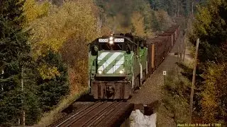 LS&I U30C 3004 with one more hard pull over Morgan Creek at Eagle Mills,
