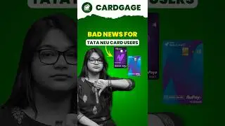 Bad News For Tata New Card Users | Hdfc Tata Neu Card | Tata Neu Infinity Credit Card | Neu Coins
