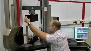Extensometer videoXtens - Tensile tests on construction steel