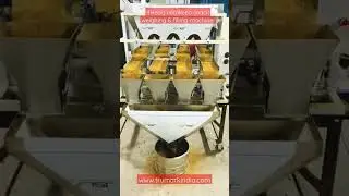 LENTIL CHANA DAL FILLING MACHINE |  4 HEAD WEIGH FILLER