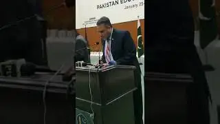 Dr.Athar Mahboob VC IUB giving speech during Consultative Workshop on PAKISTAN EDUCATION POLICY 2021