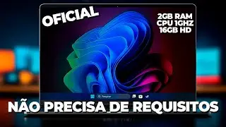 Microsoft LIBEROU? O Verdadeiro Windows 11 Leve OFICIAL RODA TUDO com 2GB de RAM 16Gb HD😱