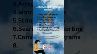 Top 10 types of java programs for interview