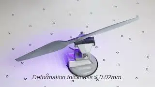 Drone Propeller UV Agent Test 7 Days Results Show Deformation Thickness &le; 0.02mm