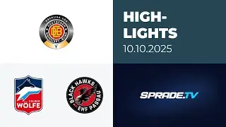 10.10.2025 - Highlights - Selber W&ouml;lfe vs. EHF Passau Black Hawks