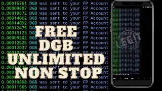 Earn Free DGB Unlimited non stop || via termux || instant faucetpay